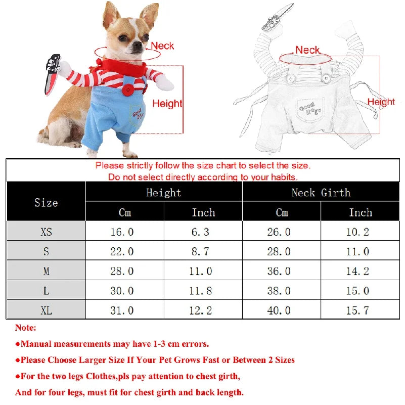 Dog Clothes For Small Medium Dogs Cats Christmas Funny Puppy Dressed Up Cosplay Costumes Chihuahua Yorkshire Pug Pet Clothing - Majestic Pet Kingdom