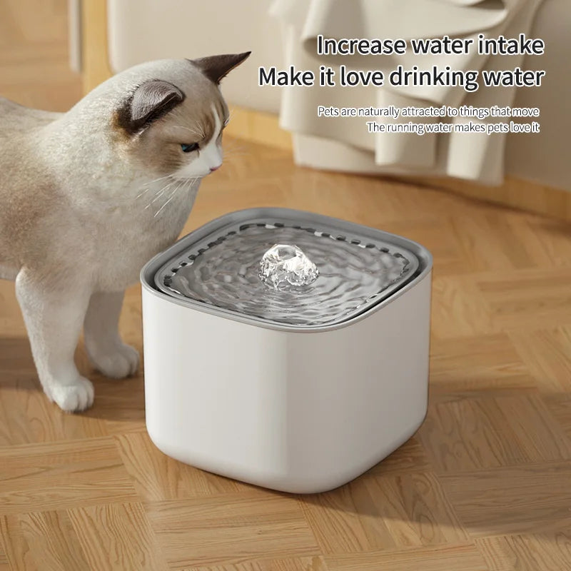 3L Cat Water Fountain Auto Recirculate Filter Large Capacity Filtring | Majestic Pet Kingdom™