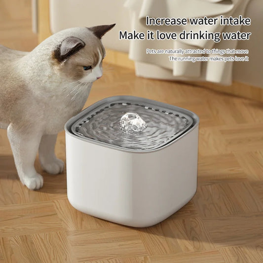 3L Cat Water Fountain Auto Recirculate Filter Large Capacity Filtring | Majestic Pet Kingdom™