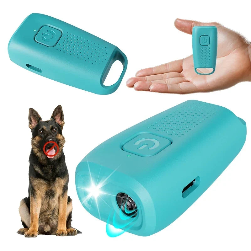 Portable, Rechargeable Dog Training Anti-Barking Device