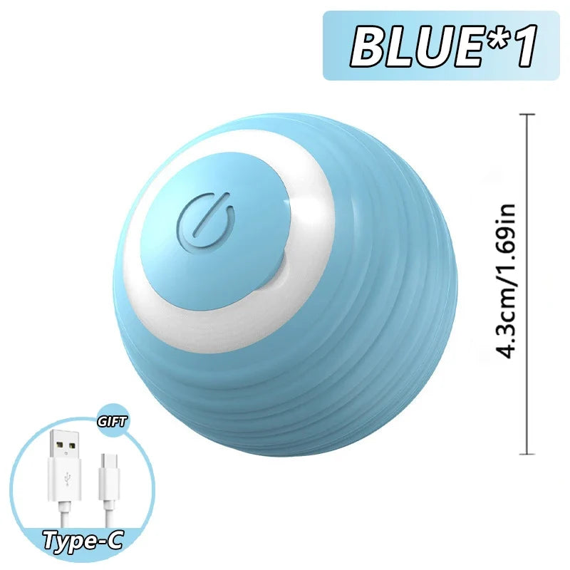 NewSpeedy Tail 2.0 Cat Toy, Speedy Tail Cat Toy, Interactive Cat Ball Toy, Smart Cat Toys Ball, Two Speed Adjustment, with Tail - Majestic Pet Kingdom