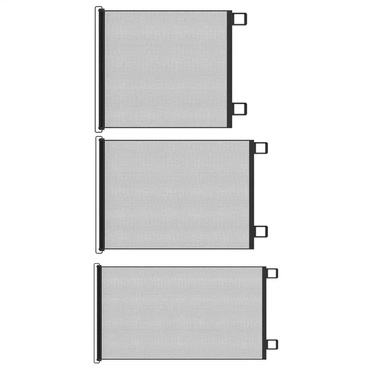 Retractable Pet Gate Dog Retractable Gate No-Drill Childproof Net Fence Cat Baffle for Indoor Staircase Patio Fireplace Deck | Purrfect Pet Kingdom