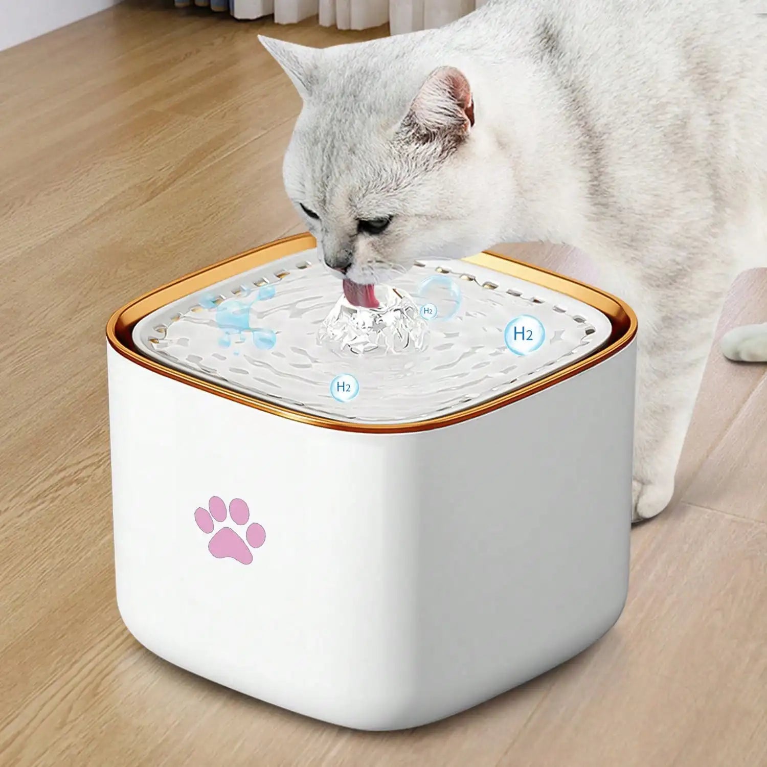 3L/101.45oz pet water fountain, suitable for cats and dogs, with | Majestic Pet Kingdom™