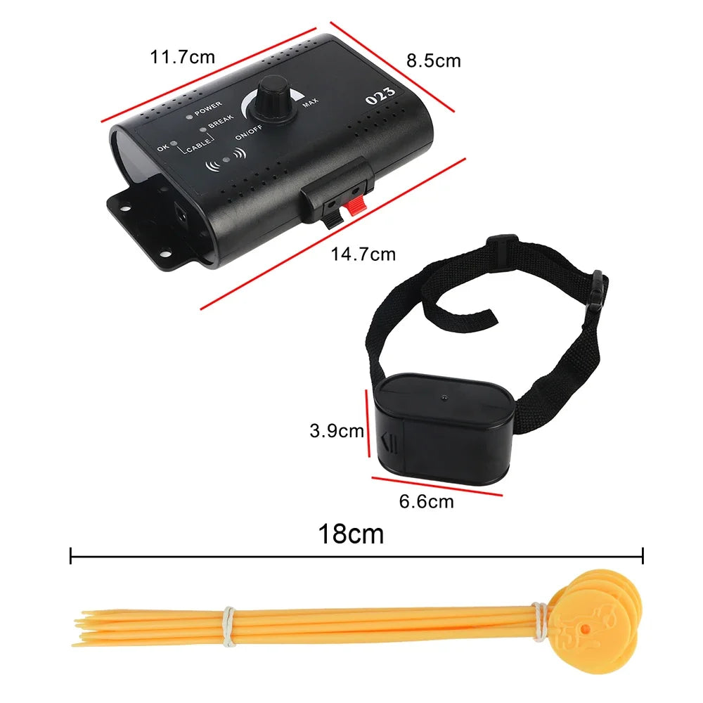 Electric Dog Fence System Sound Shock Training Collar Kit