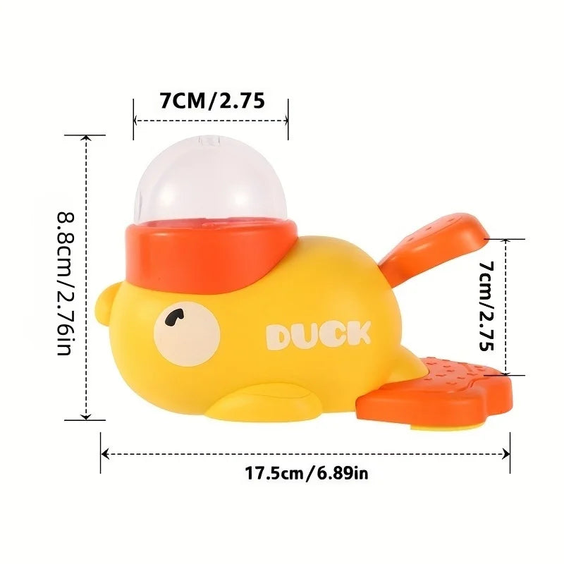 Interactive Dog Toy Automatic Treat Dispenser Slow Feeder Duck