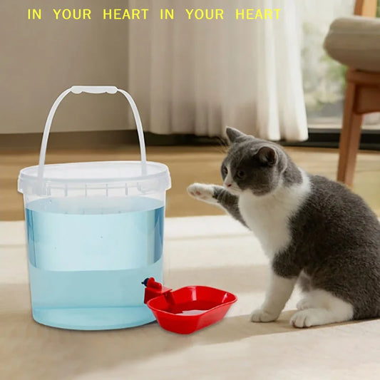 Pet Water Fountain Automatic Non-Spill Auto Shut-Off Dispenser