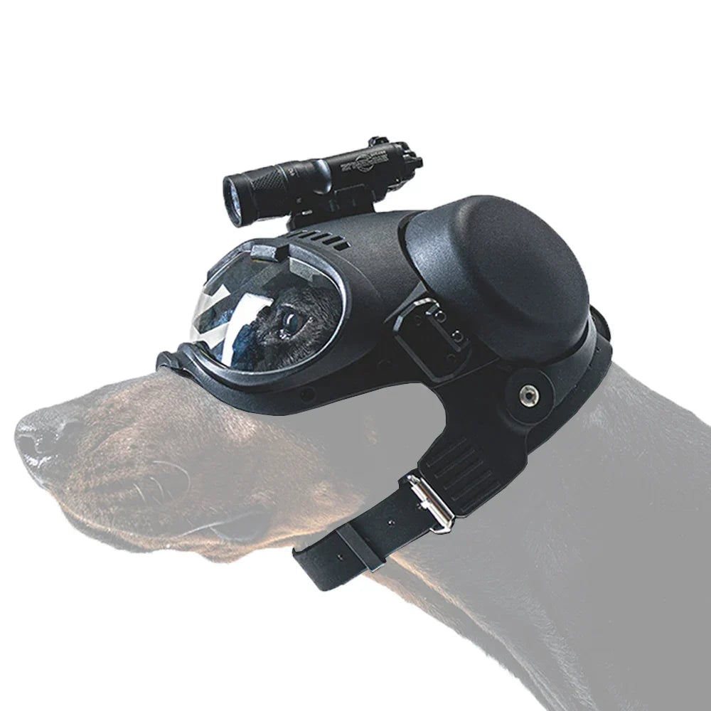 Tactical Dog Outdoor Hunting Training K9 Helmet, Large Dog