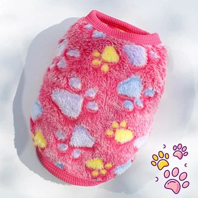 Cute Dog Clothes Winter Vest For Small Dogs Cats Warm Pets Sweater Soft Flannel Puppy Puffer Jacket Dog Accessories Supplies Xxs - Majestic Pet Kingdom