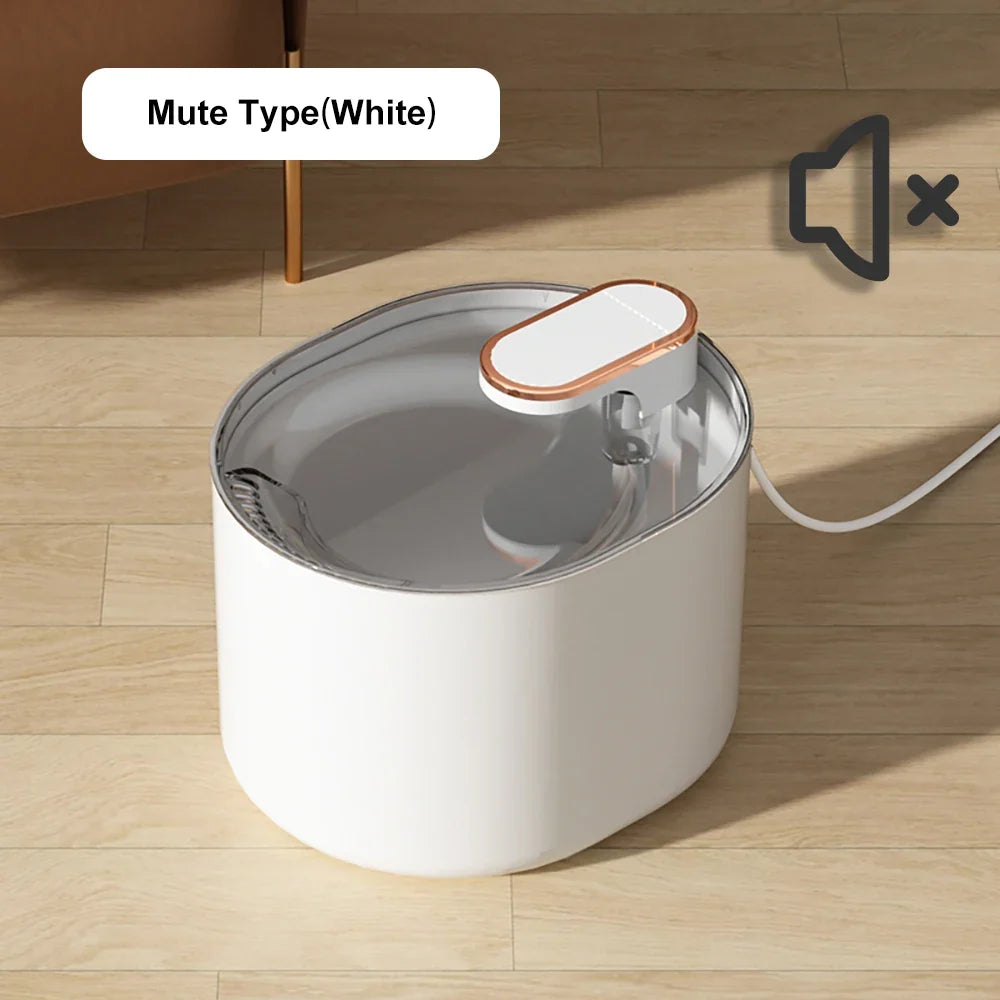 Cat Water Fountain 3L Automatic Water Dispenser with LED Light Ultra Silent Pet Drinking Water Fountain Automatic Pet Feeder - Majestic Pet Kingdom