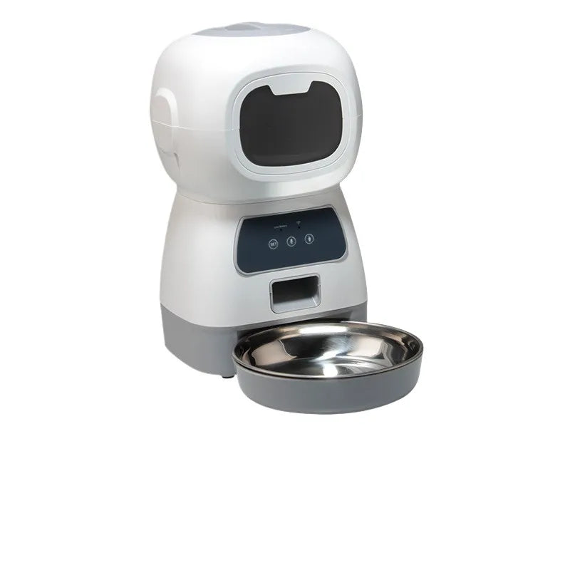 Intelligent Pet Feeder Timed Automatic Quantitative Feeding Machine For Cats Cat Food Dog Food Self-service Feeding For Dogs New - Majestic Pet Kingdom