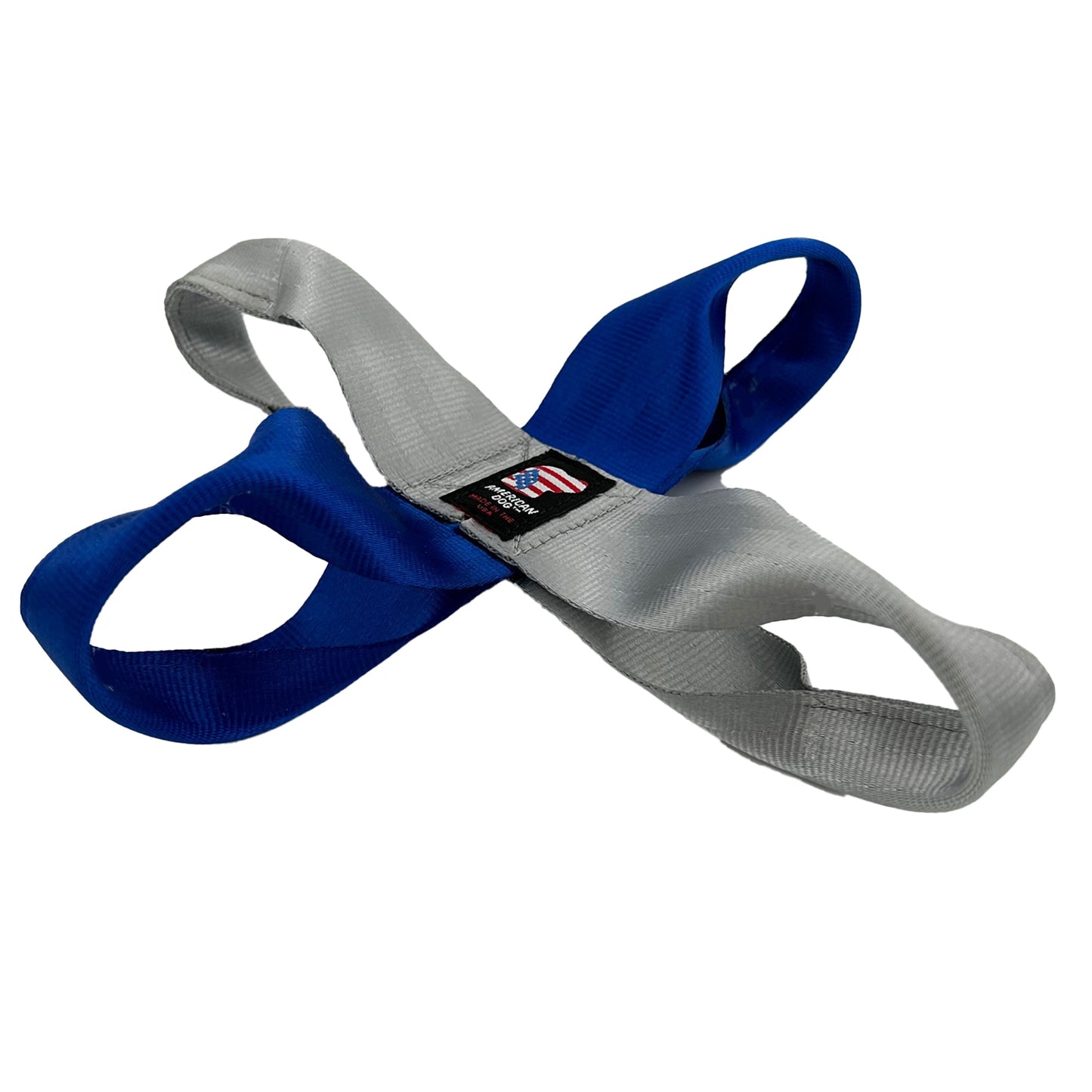 Dog Tug Toy Seatbelt Quad Flopper 4 Heavy Duty Loop Straps