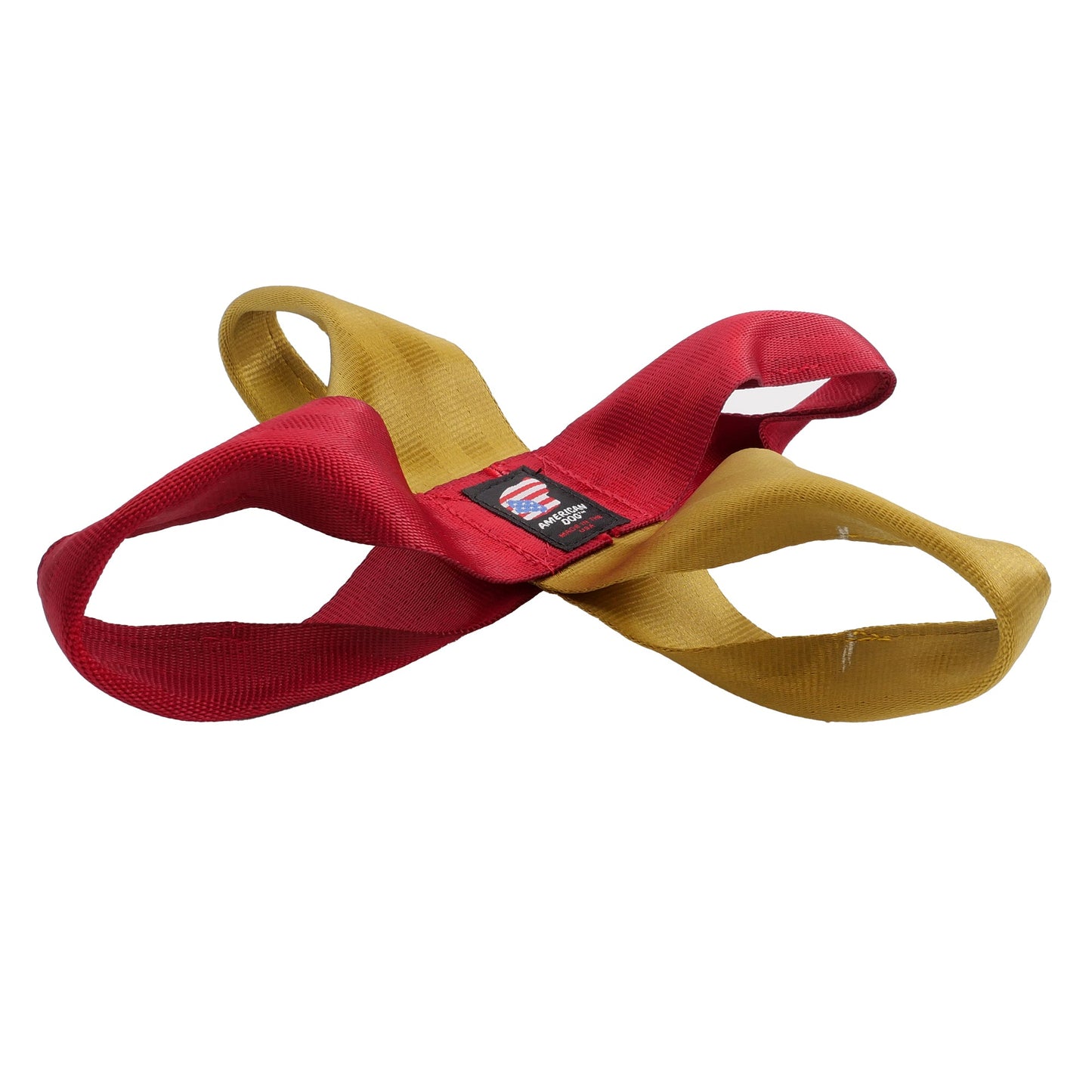 Seatbelt Quad Flopper Dog Tug Toy – 4 Loops