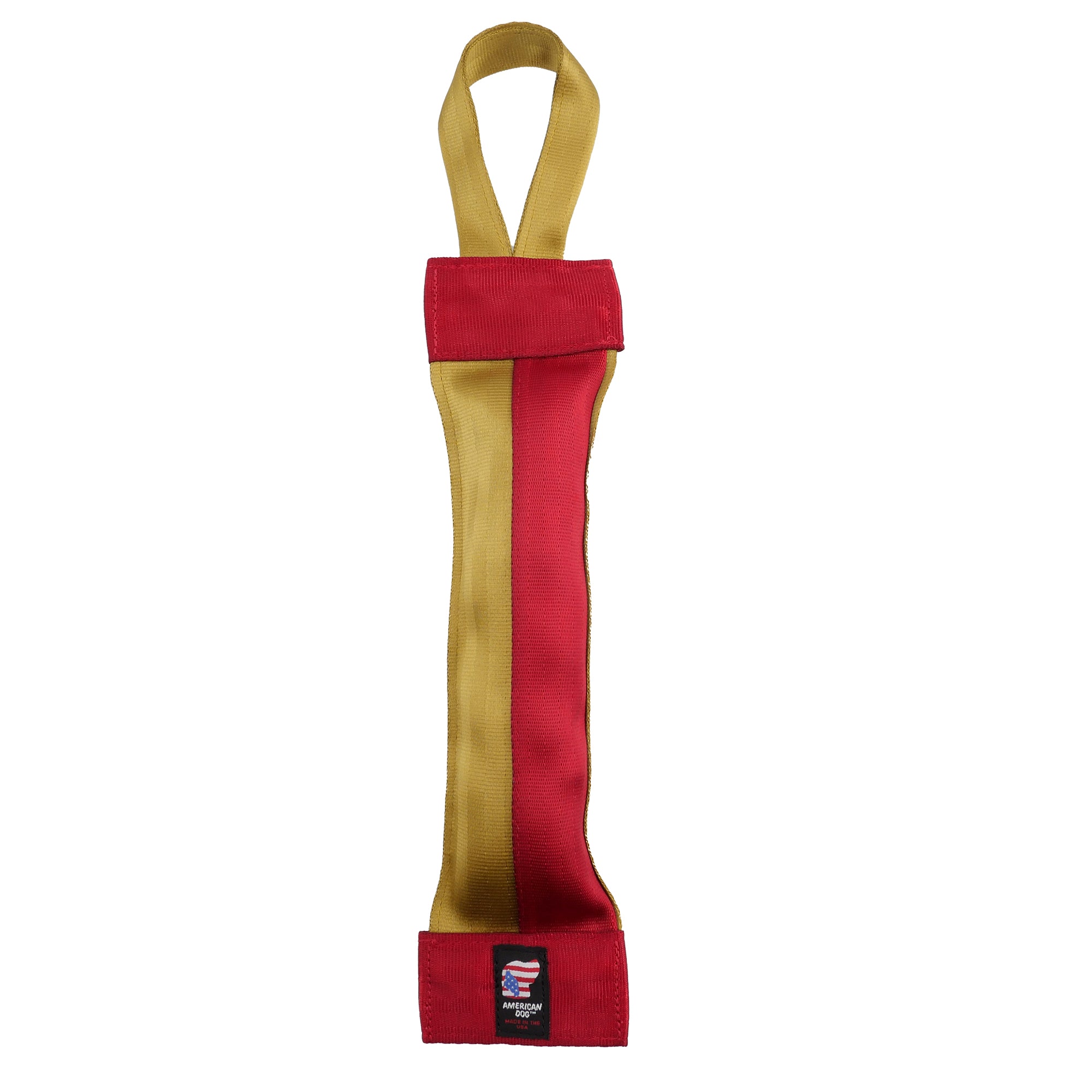 Seatbelt 2-Tone Tube Tug – Squeaks, Floats & USA Made