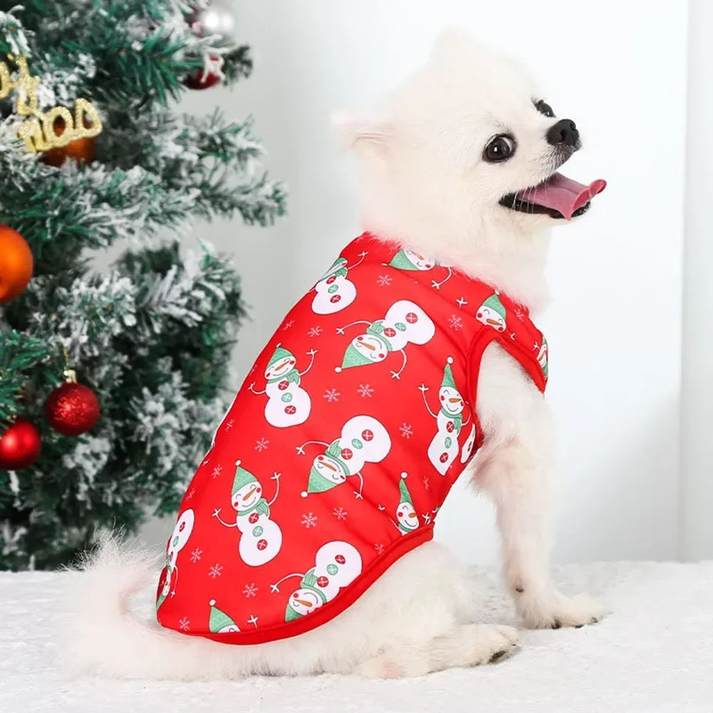 Dog Hoodies Christmas Halloween Holiday Reindeer Sweater