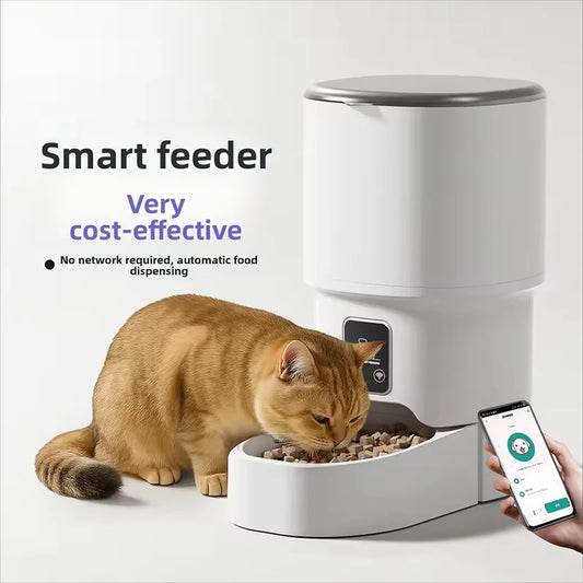 Smart Pet Feeder App Remote Control Automatic Food Dispenser - Majestic Pet Kingdom