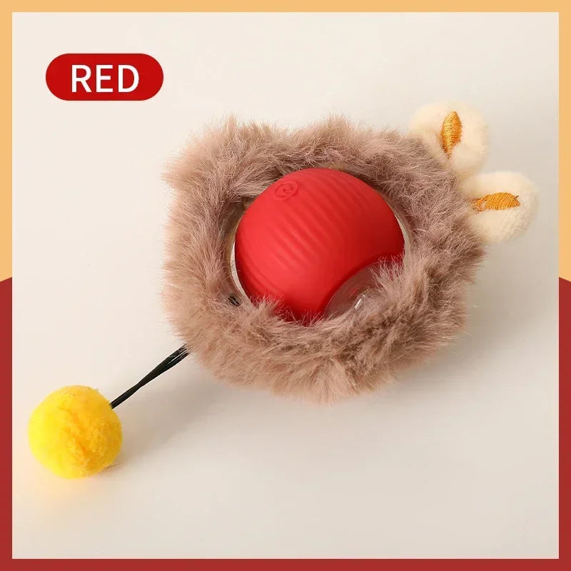 Interactive Cat Ball | Automatic Rolling Toy with Motion Sensors