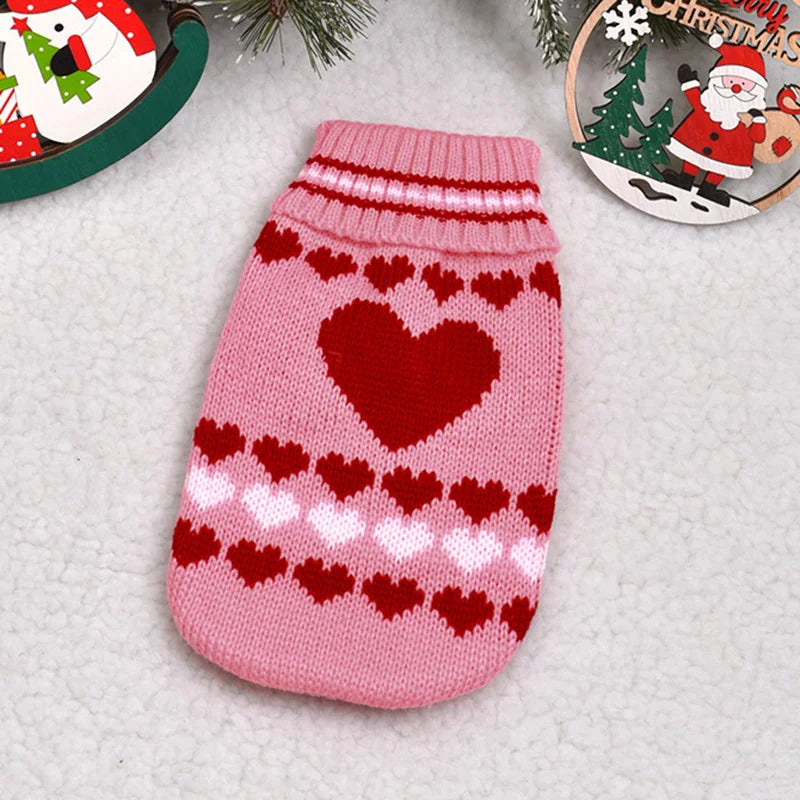 Christmas Cat Sweater Winter Warm Pet Costume for Cats Kedi katten Sphynx Clothing Mascotas Clothes for Dog Animals ropa de gato - Majestic Pet Kingdom