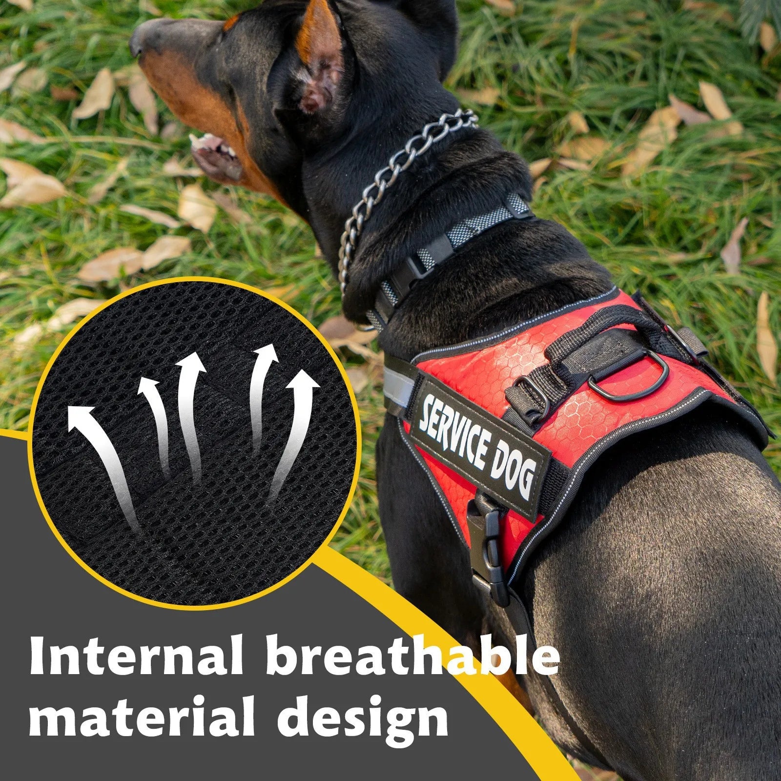 Chest Strap Dog Vest Harness Medium and Large Dog Border Collie Golden Hair Bucket Explosion proof Flushing Dog Harness - Majestic Pet Kingdom