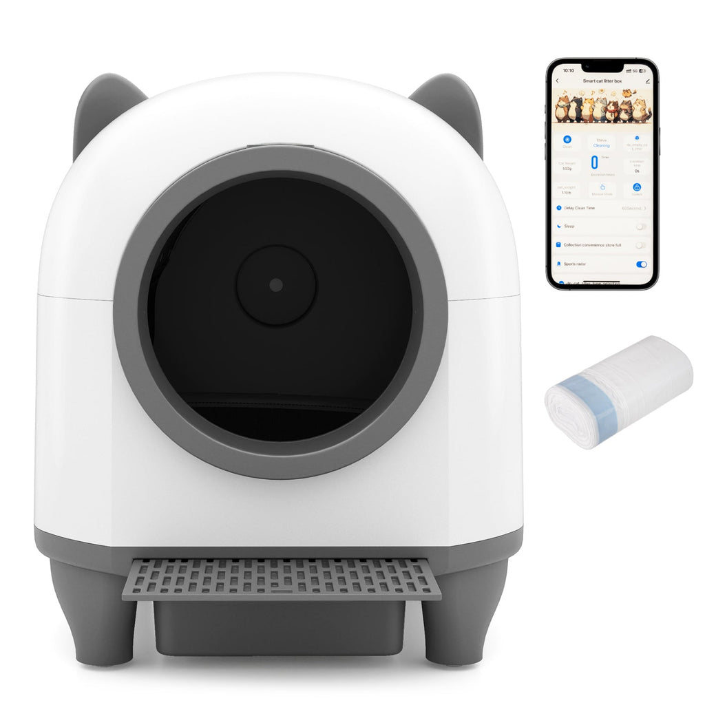 Self-Cleaning Litter Box with App Control for Multi-Cat Homes - Majestic Pet Kingdom