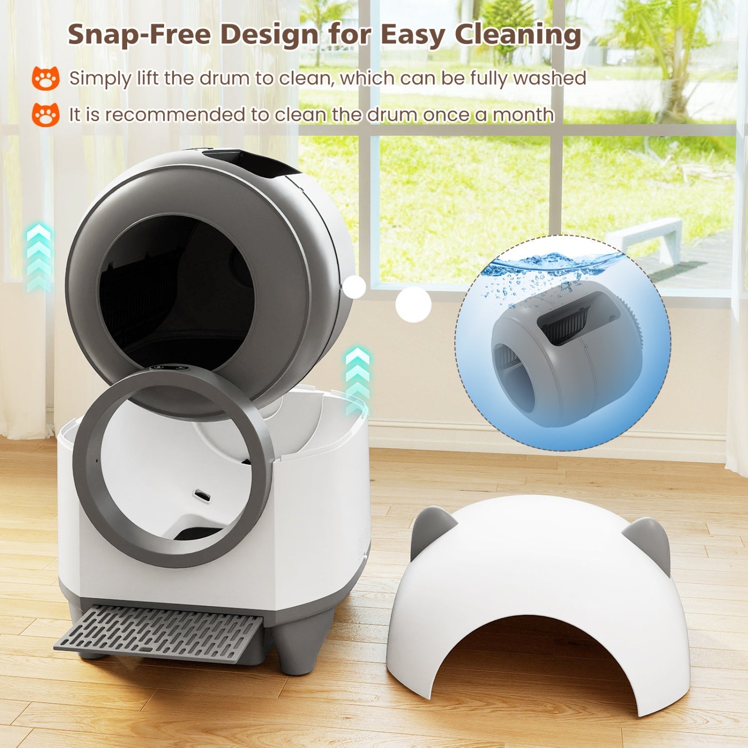 Self-Cleaning Litter Box with App Control for Multi-Cat Homes - Majestic Pet Kingdom
