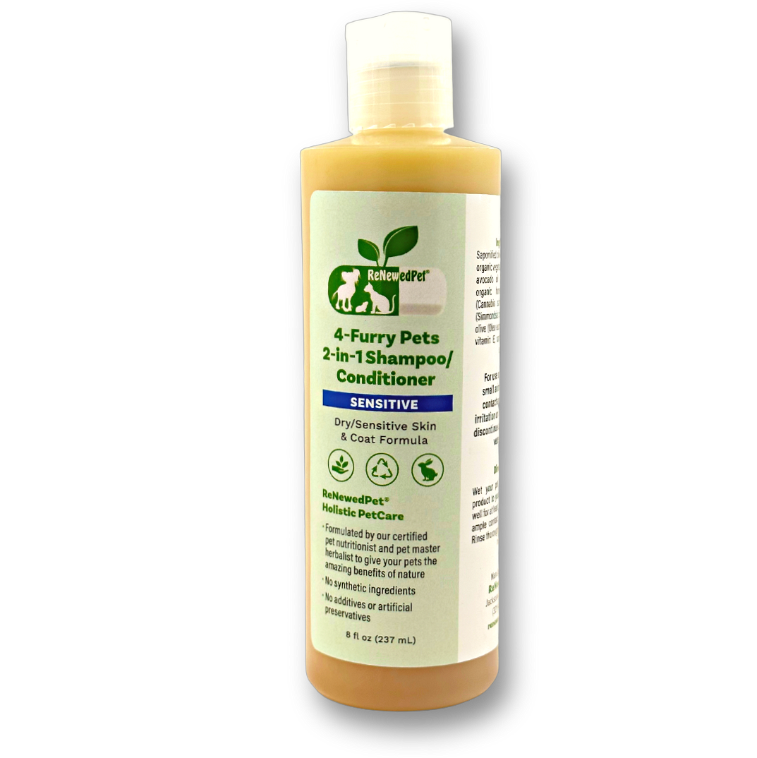Pet Shampoo and Conditioner Sensitive Skin 2-in-1 Wash 16oz