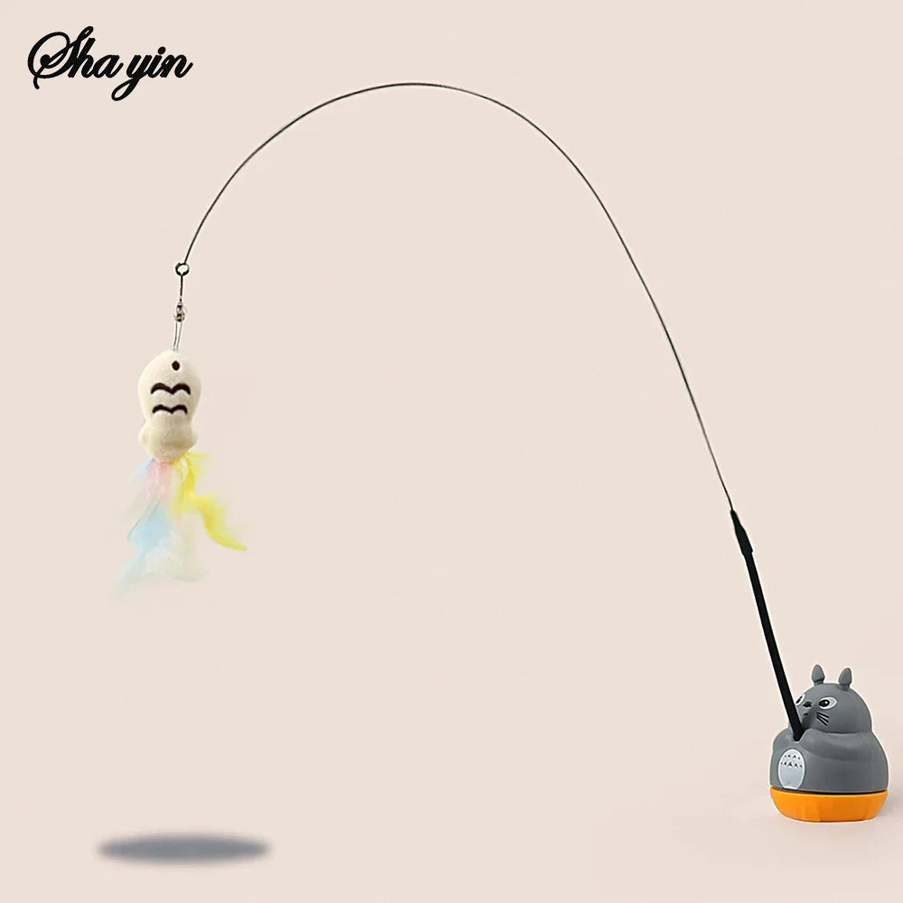 1PC Pet Cat Toy Colorful Feather Blanket Ball Grinding Claw Interactive Play Ball Cat Toy Sisal Shuttlecock Ball