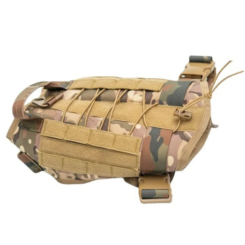 Tactical Dog Harness Military Training  Padded Quick Release Vest Pet Training Dog Harness For Set Small Medium Large Dogs - CP camouflage | Purrfect Pet Kingdom