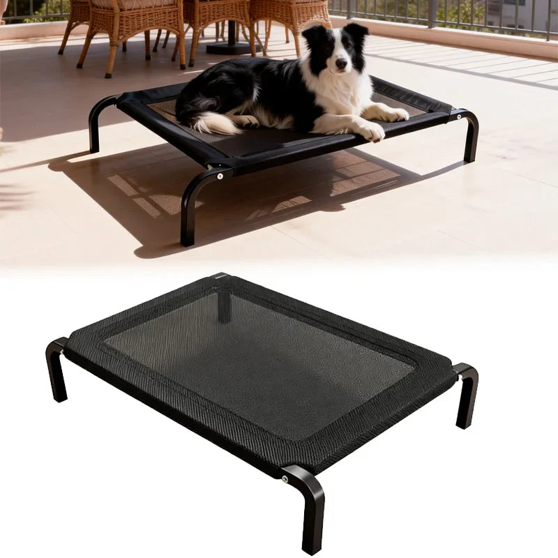 Elevated Dog Bed Portable Outdoor Summer Cooling Pet Nest