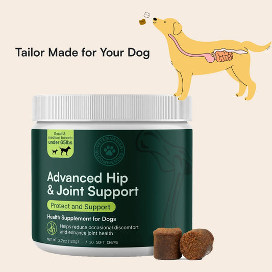 Dog Joint Supplement Glucosamine Omega 3 MSM Pork Chews 60ct