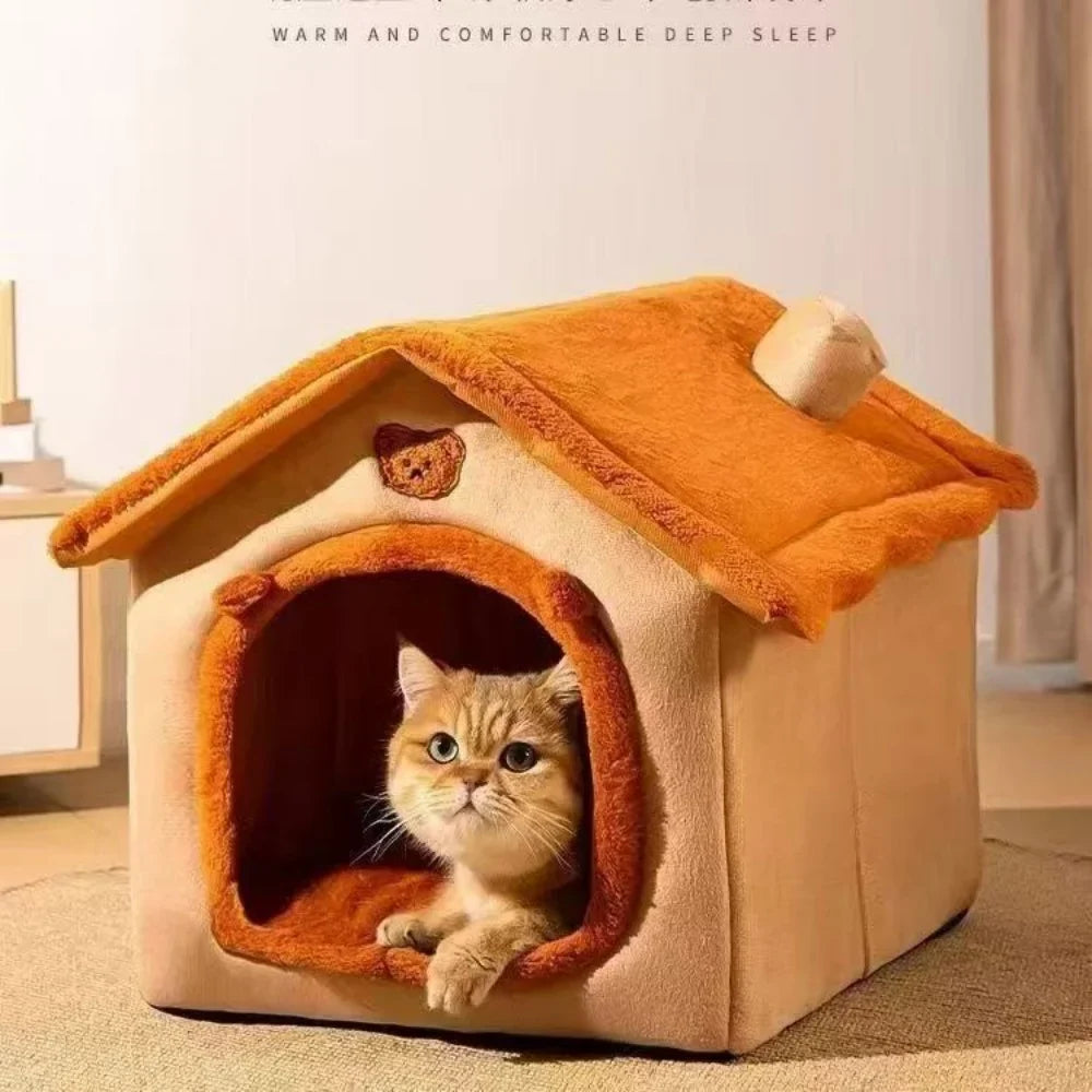 Dog House Bed All Season Removable Washable Winter Nest