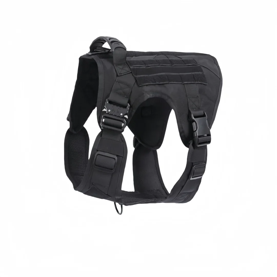 Tactical Military Vest Pet German Shepherd Golden Retriever Tactical Training Dog Harness and Leash Set For All Breeds Dogs - CP 2 piece set | Purrfect Pet Kingdom