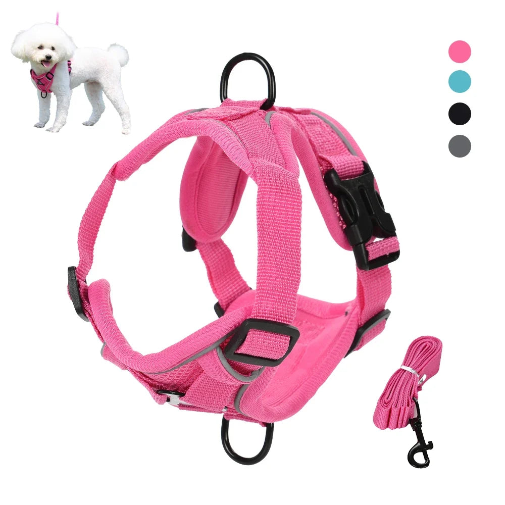 Pet Dog Leash Harness Tactical Training Puppy Vest Harnesses For Small | Majestic Pet Kingdom™