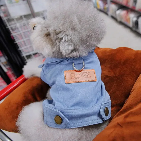 Dog Dress Suit Puppy Hoodie Costume Coat for Small Breeds - Detail Angle 2 | Majestic Pet Kingdom