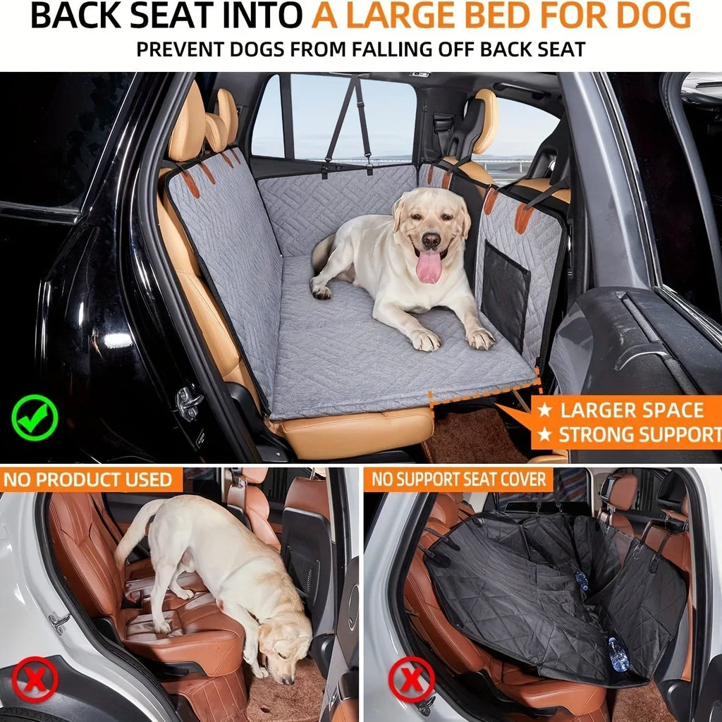 Dog Seat Cover Waterproof Backseat Hammock Car Protector