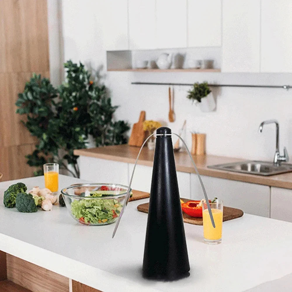 1PC Indoor and outdoor household automatic fly trap, battery fly fan, multifunctional fly repellent