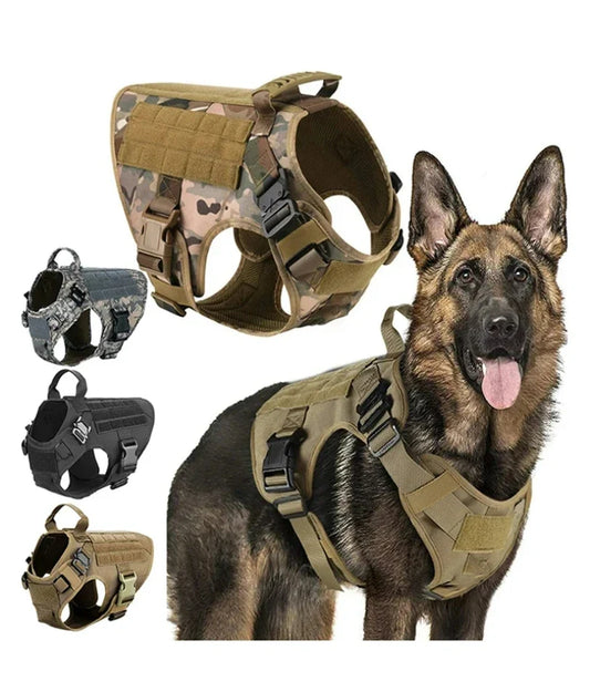 Tactical Dog Harness Military Training Padded Quick Release Vest Pet | Majestic Pet Kingdom™