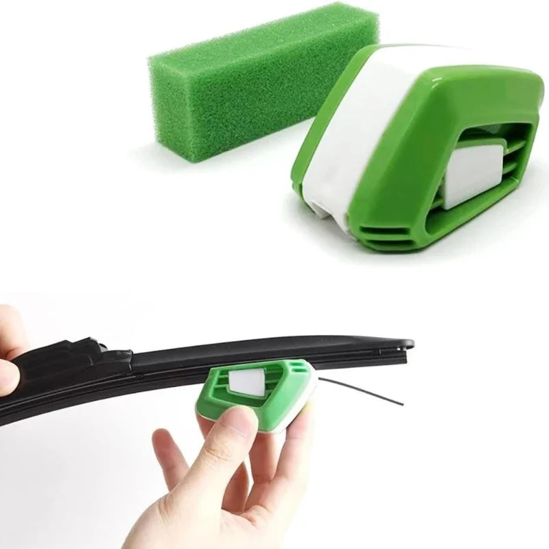 Car Wiper Repair Tool Portable ABS Vehicle Windshield Wiper Regroover with Sponge Universal Automotive DIY Cleaning Cutter