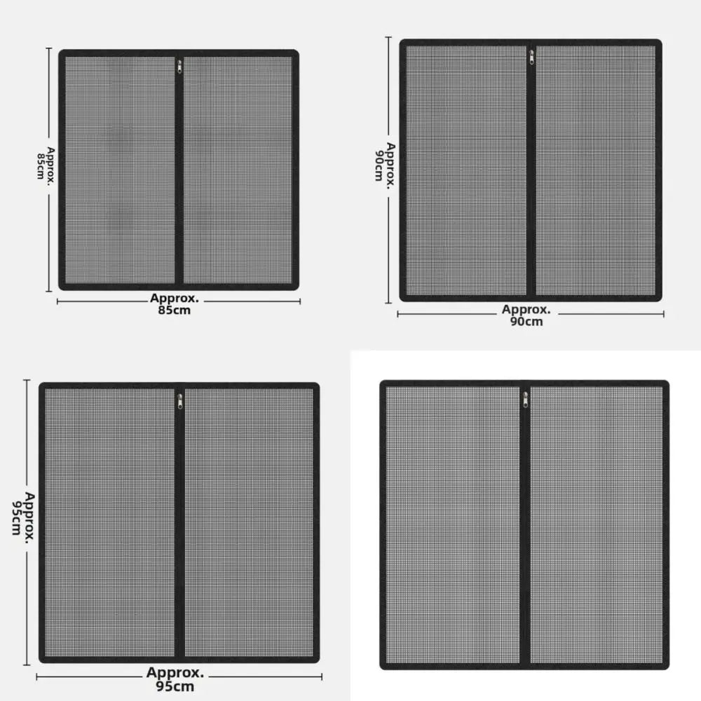 New Metal Mesh Dog Barrier Fences Breathable with Zipper Net Stairs Gate Easy to Install Folding Dog Safety Fence for Cats Dogs - Majestic Pet Kingdom