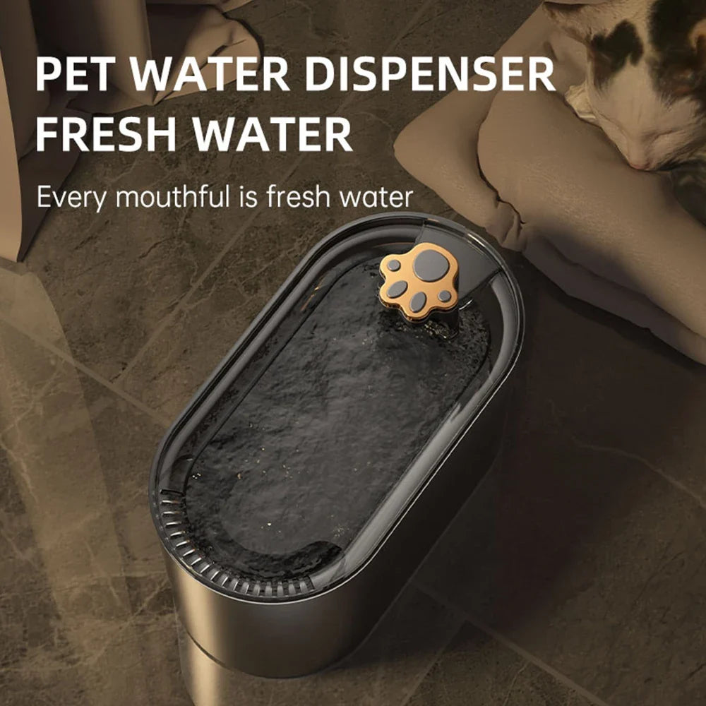 Pets Water Fountain Intelligent Water Dispenser USB Electric Mute Cat Drinker 3L LED Light Ultra-Quiet Pet Automatic Drinker - Majestic Pet Kingdom