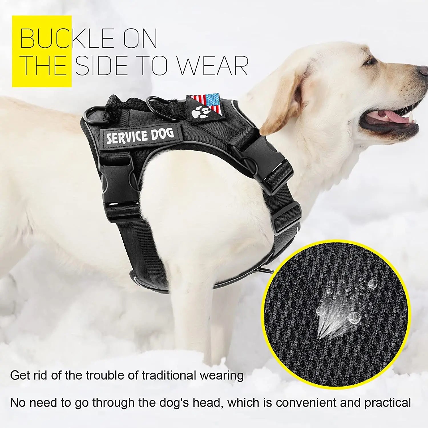 Dog Harness And Leash Set, Escape Proof No Pull Dog Vest Harness With Reflective Dog Walking Traction Rope - Majestic Pet Kingdom