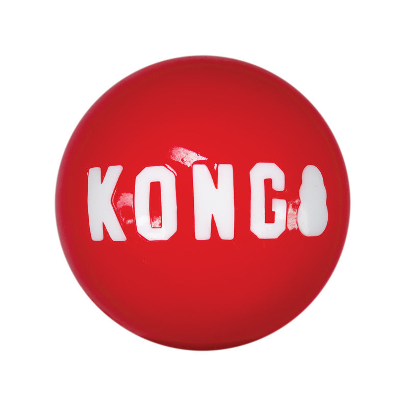 Dog Ball Toys KONG Signature High Bounce Rubber Balls 2-Pack