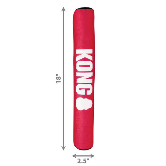 Dog Chew Toy KONG Signature Stick Durable Rubber Fetch Toy - Detail Angle 2 | Majestic Pet Kingdom