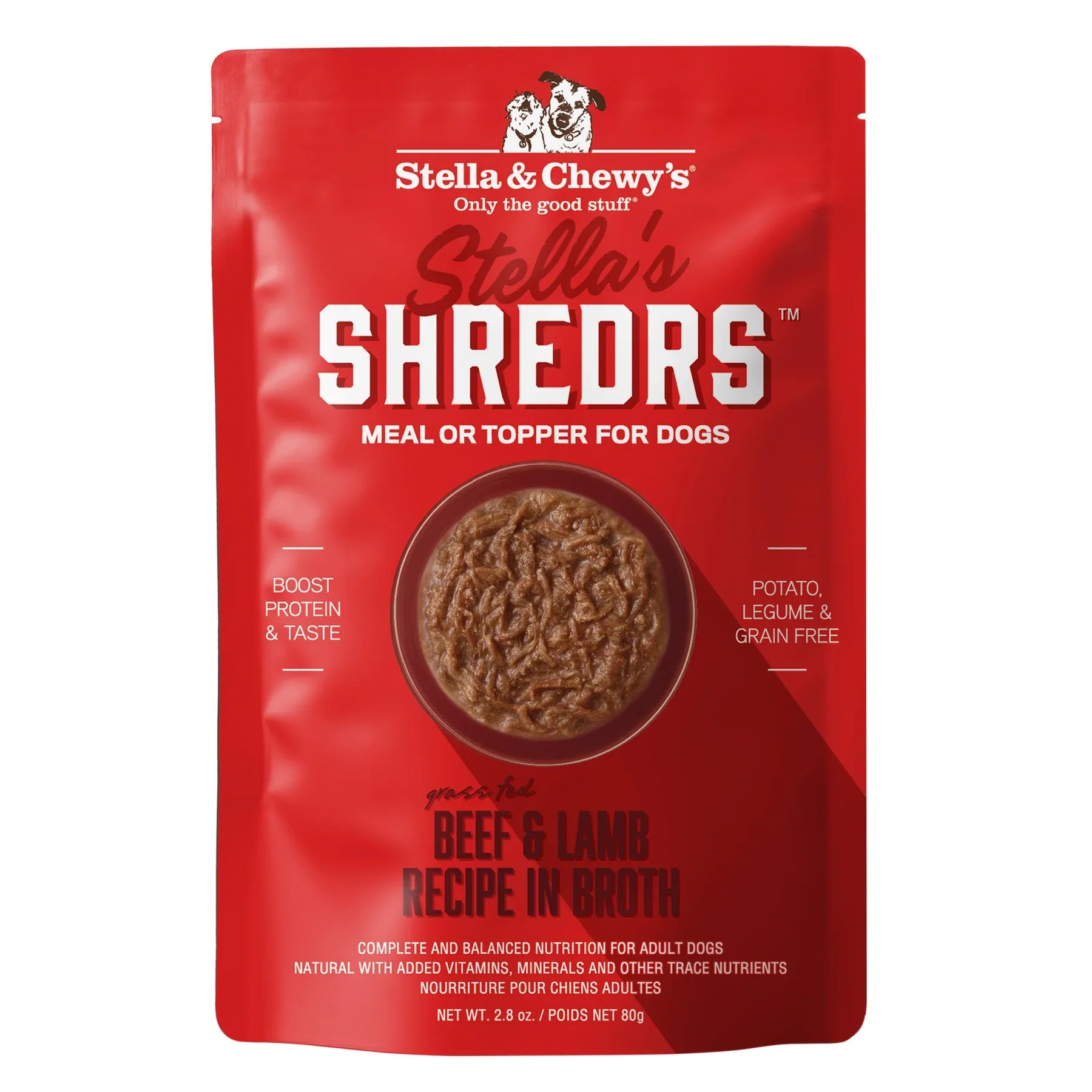 Stella & 's Dog Shredrs Beef & Lamb (2.8oz) - Majestic Pet Kingdom