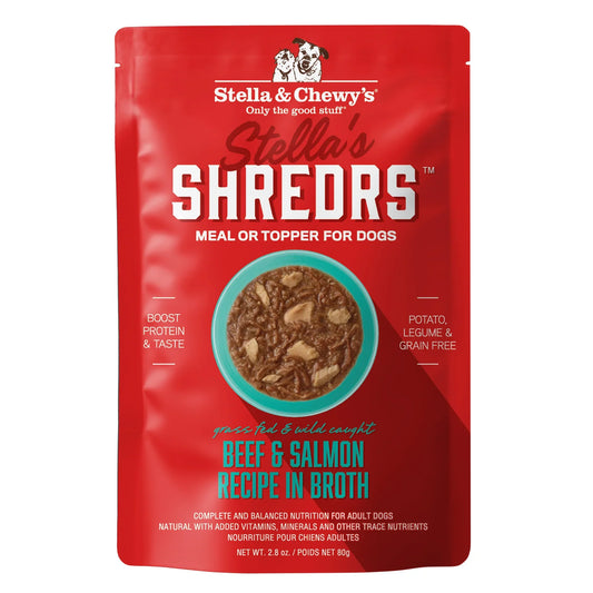 Stella & 's Dog Shredrs Beef & Salmon (2.8oz) - Majestic Pet Kingdom