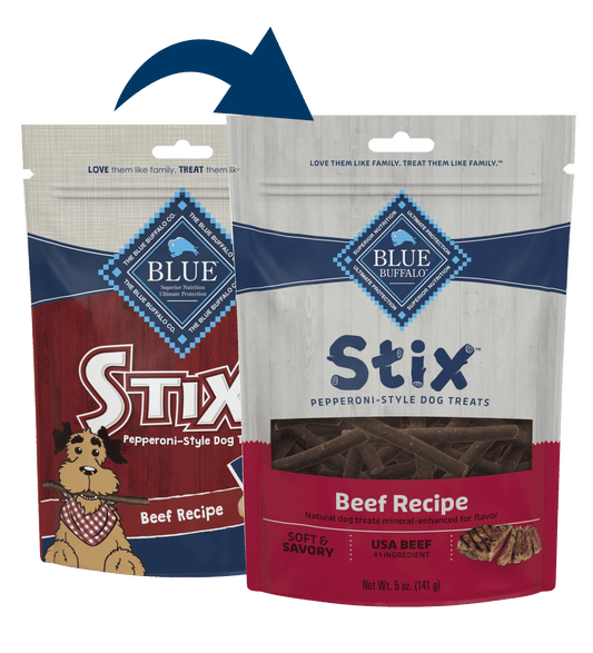 Blue Buffalo Blue Stix Soft-Moist Treats Beef Recipe (5oz)