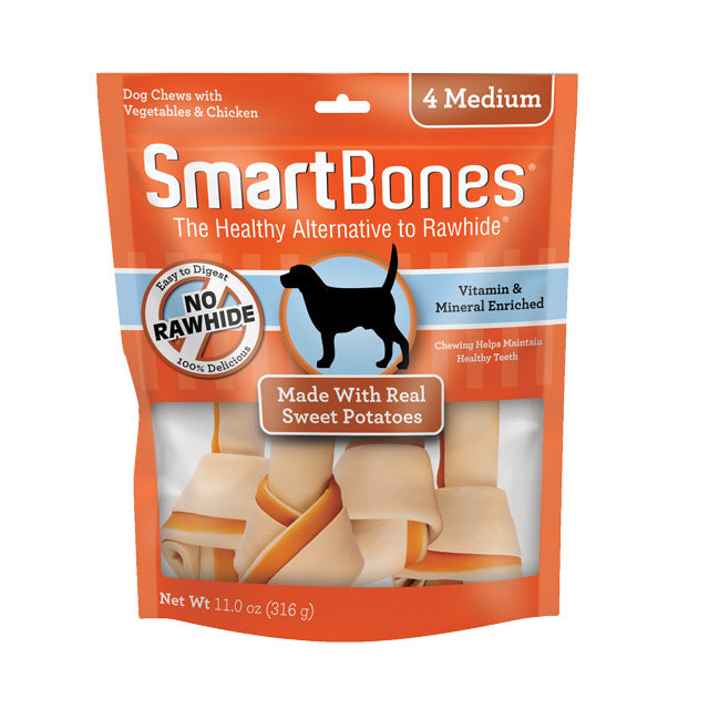 Dog Chews SmartBones Beef Rawhide-Free Mini Chewing Bones