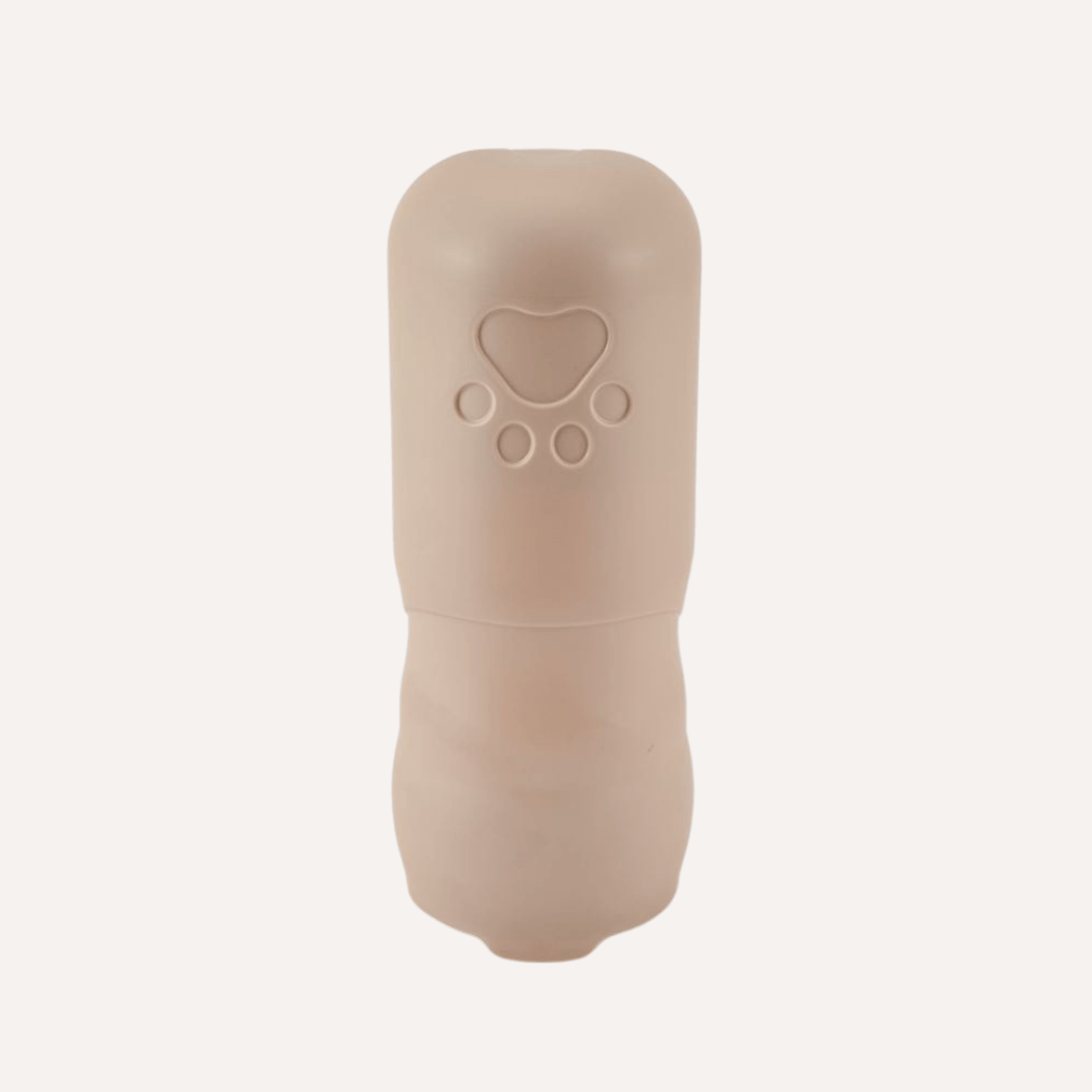 Travel Dog Water Bottle with Treat Holder – Leakproof & BPA-Free 350mL