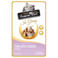Fussie Cat Pouch - Tuna with Chicken in Gravy (2.47oz) - Majestic Pet Kingdom