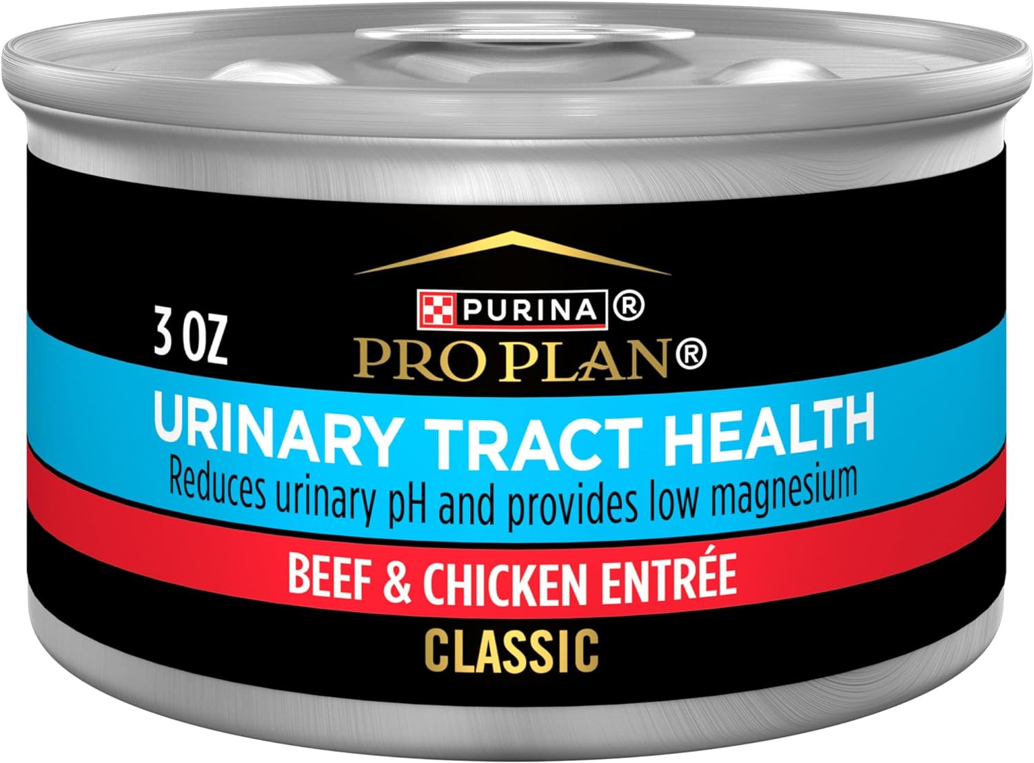 Pro Plan Urinary Tract Health Formula Beef & Chicken Entrée Wet Cat Food (3oz) - Majestic Pet Kingdom