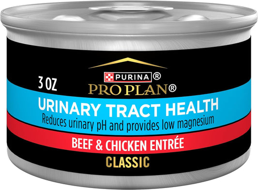 Pro Plan Urinary Tract Health Formula Beef & Chicken Entrée Wet Cat Food (3oz) - Majestic Pet Kingdom